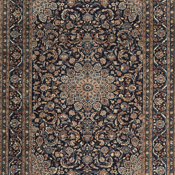 Traditional Charcoal Black Persian Rug, tr1201