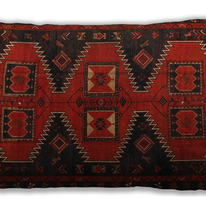 Traditional Classic Rectangular Bakers Brown Lumbar Throw Pillow, 13 inch by 19 inch, lbtr1202