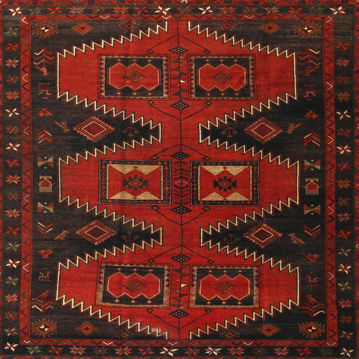 Square Traditional Bakers Brown Persian Rug, tr1202
