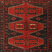 Square Traditional Bakers Brown Persian Rug, tr1202