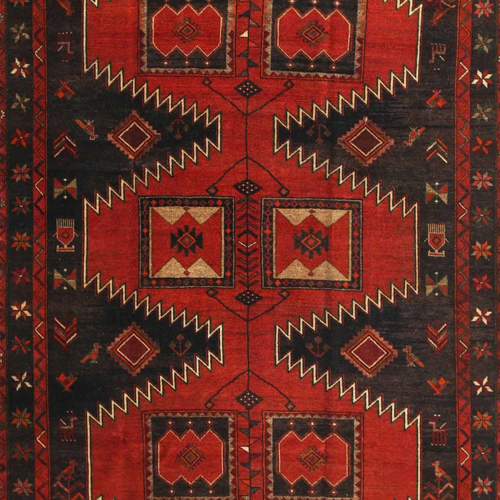 Machine Washable Traditional Bakers Brown Rug, wshtr1202