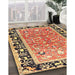 Machine Washable Traditional Fire Brick Red Rug in a Family Room, wshtr1204