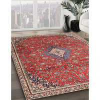 Traditional Camel Brown Persian Rug, tr1207