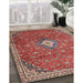 Traditional Camel Brown Persian Rug in Family Room, tr1207