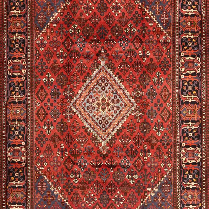 Machine Washable Traditional Tomato Red Rug, wshtr1208