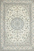 Traditional Gunmetal Gray Medallion Rug, tr120