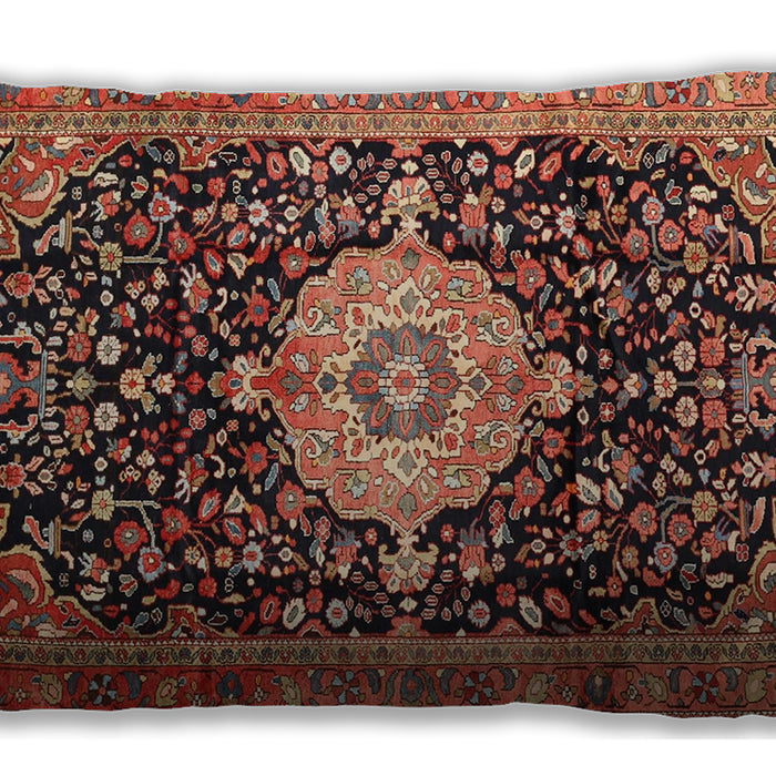 Traditional Classic Rectangular Saffron Red Lumbar Throw Pillow, 13 inch by 19 inch, lbtr1211