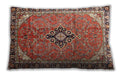 Traditional Classic Rectangular Fire Brick Red Lumbar Throw Pillow, 13 inch by 19 inch, lbtr1212