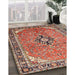 Machine Washable Traditional Fire Brick Red Rug in a Family Room, wshtr1212