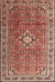 Traditional Saffron Red Persian Rug, tr1218