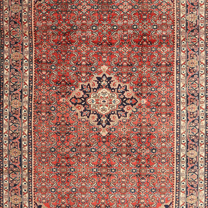 Traditional Saffron Red Persian Rug, tr1218