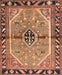 Traditional Dark Sienna Brown Persian Rug, tr1219