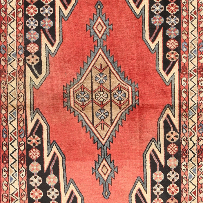Traditional Tangerine Pink Persian Rug, tr1220