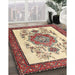 Machine Washable Traditional Brown Gold Rug in a Family Room, wshtr1222