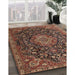 Machine Washable Traditional Orange Brown Rug in a Family Room, wshtr1223