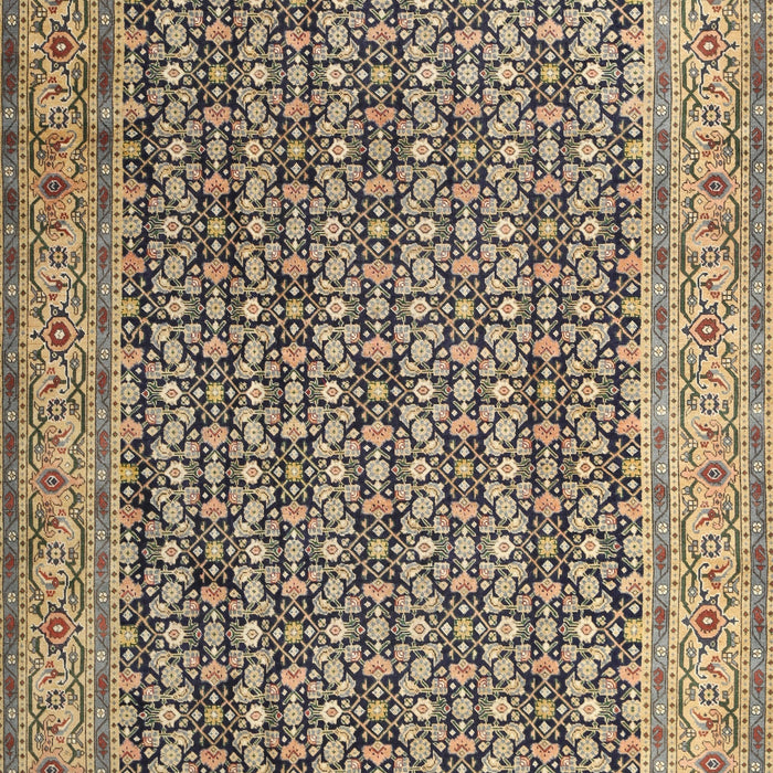 Machine Washable Traditional Coffee Brown Rug, wshtr1225