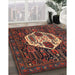 Machine Washable Traditional Brown Rug in a Family Room, wshtr1226