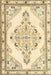 Machine Washable Traditional Sun Yellow Rug, wshtr1227