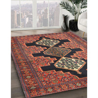 Traditional Rust Pink Persian Rug, tr1228