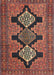 Traditional Rust Pink Persian Rug, tr1228