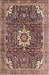 Machine Washable Traditional Camel Brown Rug, wshtr1232