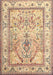 Machine Washable Traditional Brown Gold Rug, wshtr1237