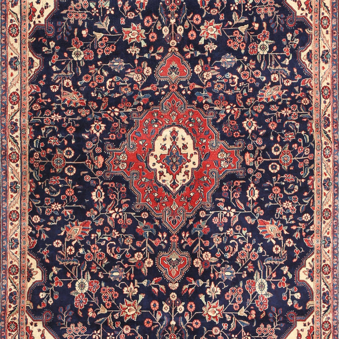 Machine Washable Traditional Light Copper Gold Rug, wshtr1238