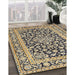 Machine Washable Traditional Brown Gold Rug in a Family Room, wshtr1239