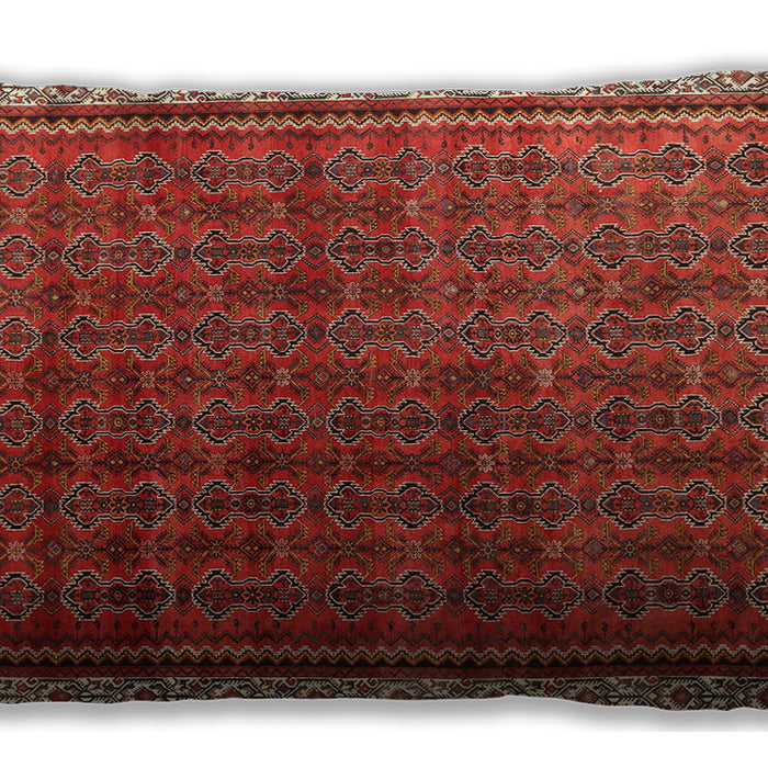 Traditional Classic Rectangular Rust Pink Lumbar Throw Pillow, 13 inch by 19 inch, lbtr1240