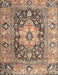 Traditional Reddish Brown Animal Rug, tr1241