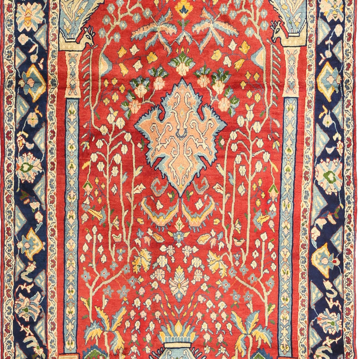 Machine Washable Traditional Brown Rug, wshtr1242