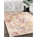 Machine Washable Traditional Moccasin Beige Rug in a Family Room, wshtr1247