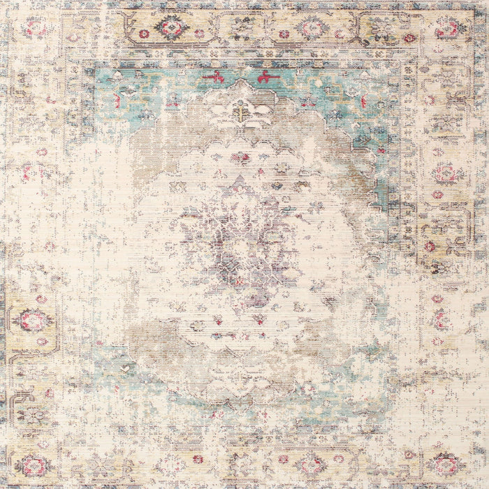 Square Traditional Tan Brown Persian Rug, tr1248