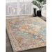 Machine Washable Traditional Camel Brown Rug in a Family Room, wshtr1249