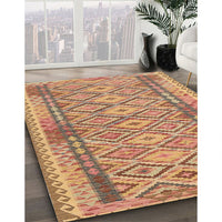 Traditional Sand Brown Persian Rug, tr1250