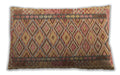 Traditional Classic Rectangular Brown Sand Brown Lumbar Throw Pillow, 13 inch by 19 inch, lbtr1250