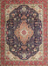 Machine Washable Traditional Camel Brown Rug, wshtr1252