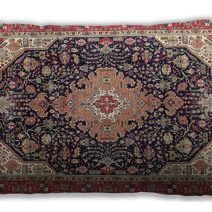 Traditional Classic Rectangular Camel Brown Lumbar Throw Pillow, 13 inch by 19 inch, lbtr1252