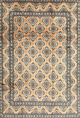 Machine Washable Traditional Brown Rug, wshtr1253