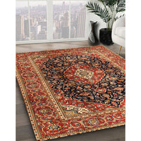 Traditional Red Medallion Rug, tr1257