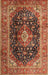 Traditional Red Medallion Rug, tr1257