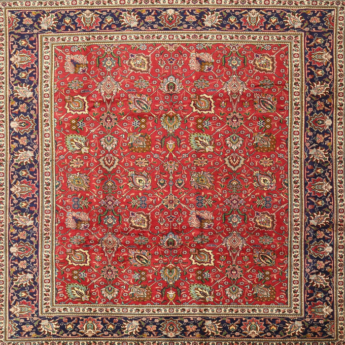 Square Traditional Brown Persian Rug, tr1258