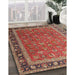 Machine Washable Traditional Peru Brown Rug in a Family Room, wshtr1258