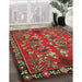 Machine Washable Traditional Brown Rug in a Family Room, wshtr125