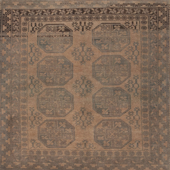 Square Traditional Brown Persian Rug, tr1260