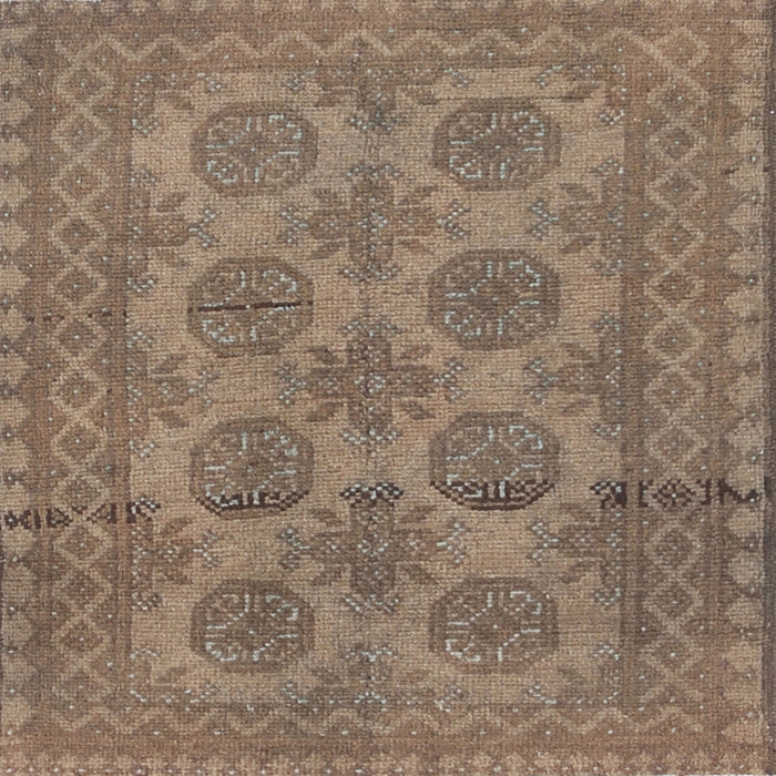 Round Machine Washable Traditional Brown Rug, wshtr1262