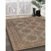 Machine Washable Traditional Brown Rug in a Family Room, wshtr1262