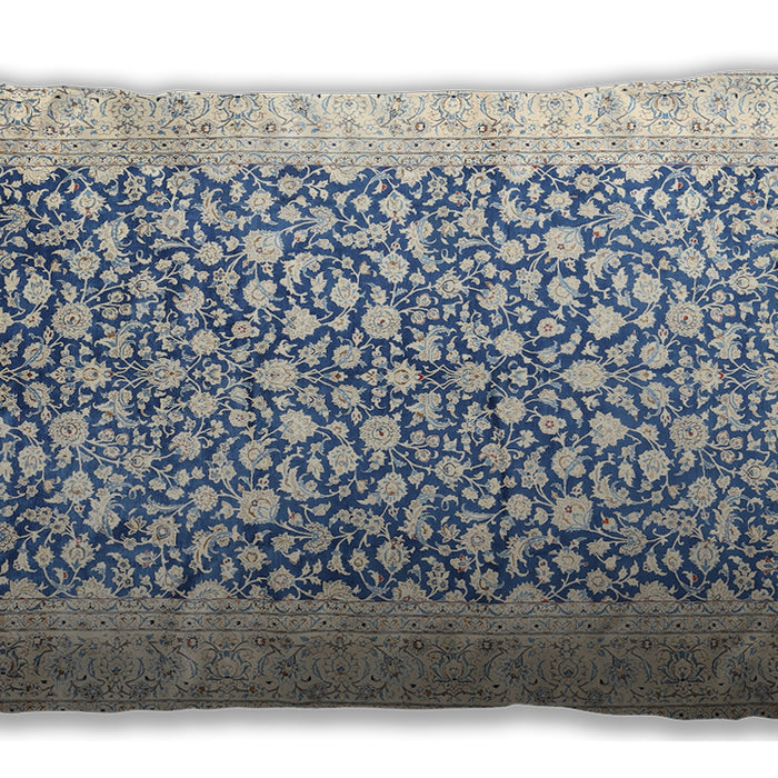 Traditional Classic Rectangular Slate Blue Grey Blue Lumbar Throw Pillow, 13 inch by 19 inch, lbtr1263