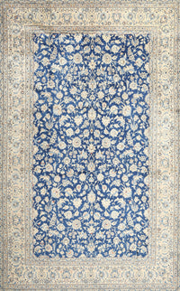 Machine Washable Traditional Slate Blue Grey Blue Rug, wshtr1263