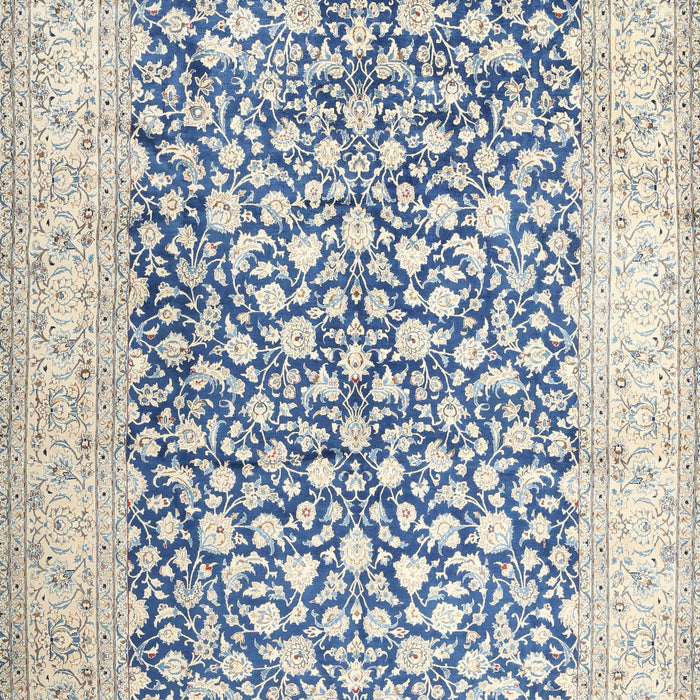 Traditional Slate Blue Grey Persian Rug, tr1263